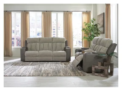 Branthorpe Power Reclining Sofa and Loveseat