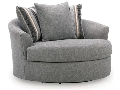Creston Heights Oversized Swivel Accent Chair