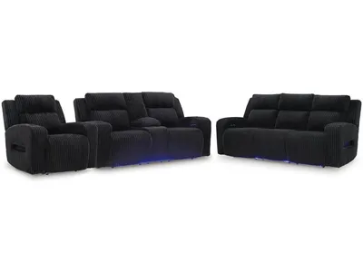 Belvarrow Power Reclining Sofa, Loveseat and Recliner