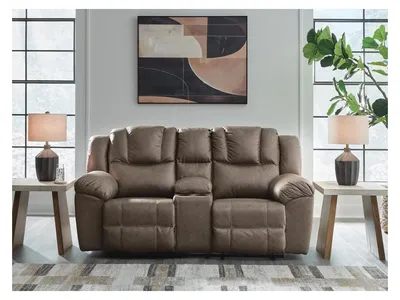 Lowilla Reclining Loveseat with Console - Alternative View