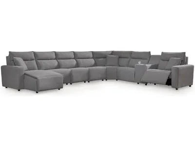 Modmax II 8-Piece Power Reclining Sectional with Console