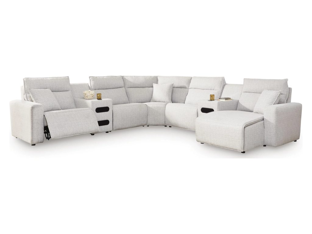 Modmax II 7-Piece Power Reclining Sectional with Chaise and Audio Consoles - main image