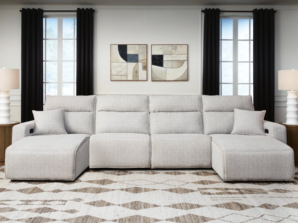 Modmax II 4-Piece Reclining Sectional with Double Chaise - image 1