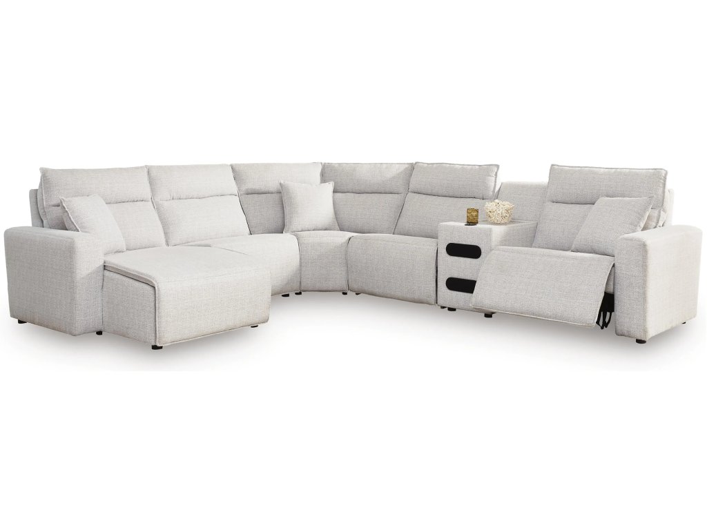 Modmax II 6-Piece Reclining Sectional with Chaise and Audio Console - main image