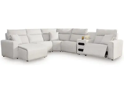 Modmax II 6-Piece Reclining Sectional with Chaise and Audio Console