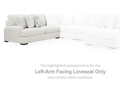 Misty-Lakes Left-Arm Facing Loveseat - Alternative View