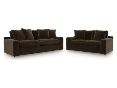 Maxton Heights Sofa and Loveseat