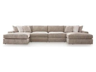 Nexora-Court 4-Piece Double Chaise Sectional