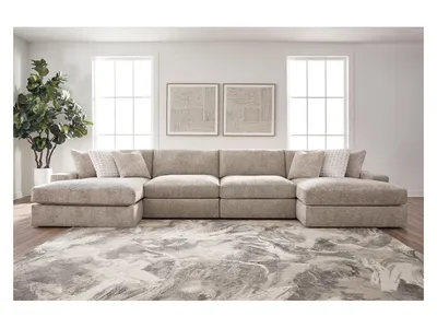 Nexora-Court 4-Piece Double Chaise Sectional - Alternative View