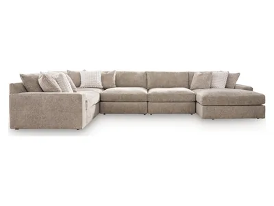 Nexora-Court 5-Piece Sectional with Chaise