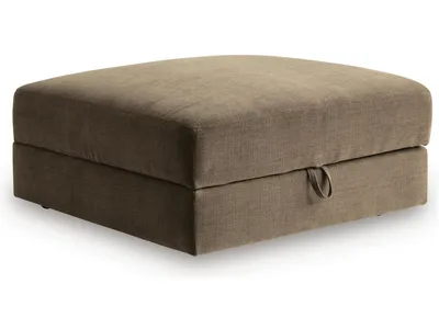 Camellia-Court Ottoman With Storage