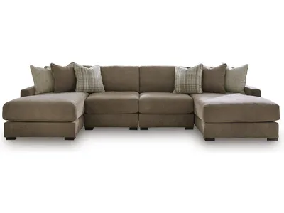 Camellia-Court 4-Piece Double Chaise Sectional