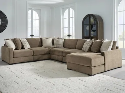 Camellia-Court 6-Piece Sectional with Chaise - Alternative View