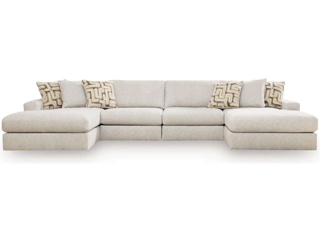Kestrie 4-Piece Double Chaise Sectional - main image