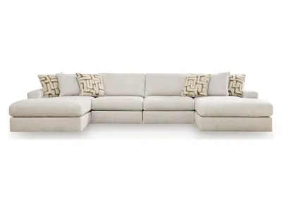 Kestrie 4-Piece Double Chaise Sectional