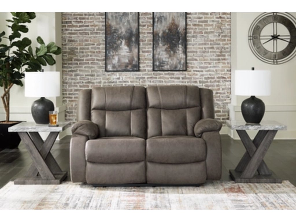 First Base Reclining Loveseat and Recliner - image 13