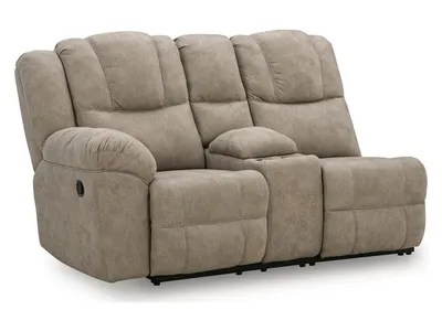 Pearce-Pike Left-Arm Facing Reclining Loveseat with Console