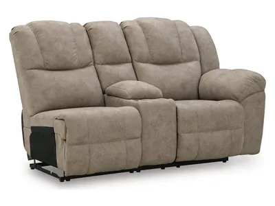 Pearce-Pike Right-Arm Facing Reclining Loveseat with Console