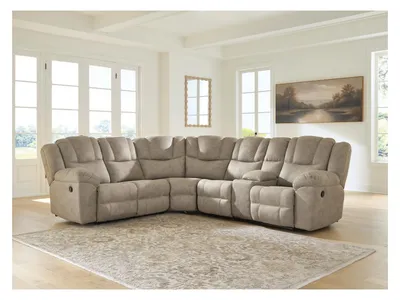 Pearce-Pike 3-Piece Reclining Sectional with Console - Alternative View