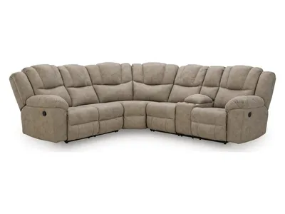 Pearce-Pike 3-Piece Reclining Sectional with Console