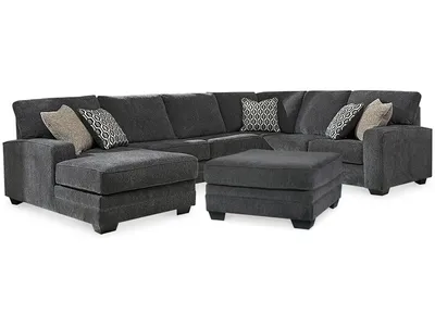 Tracling 3-Piece Sectional and Ottoman