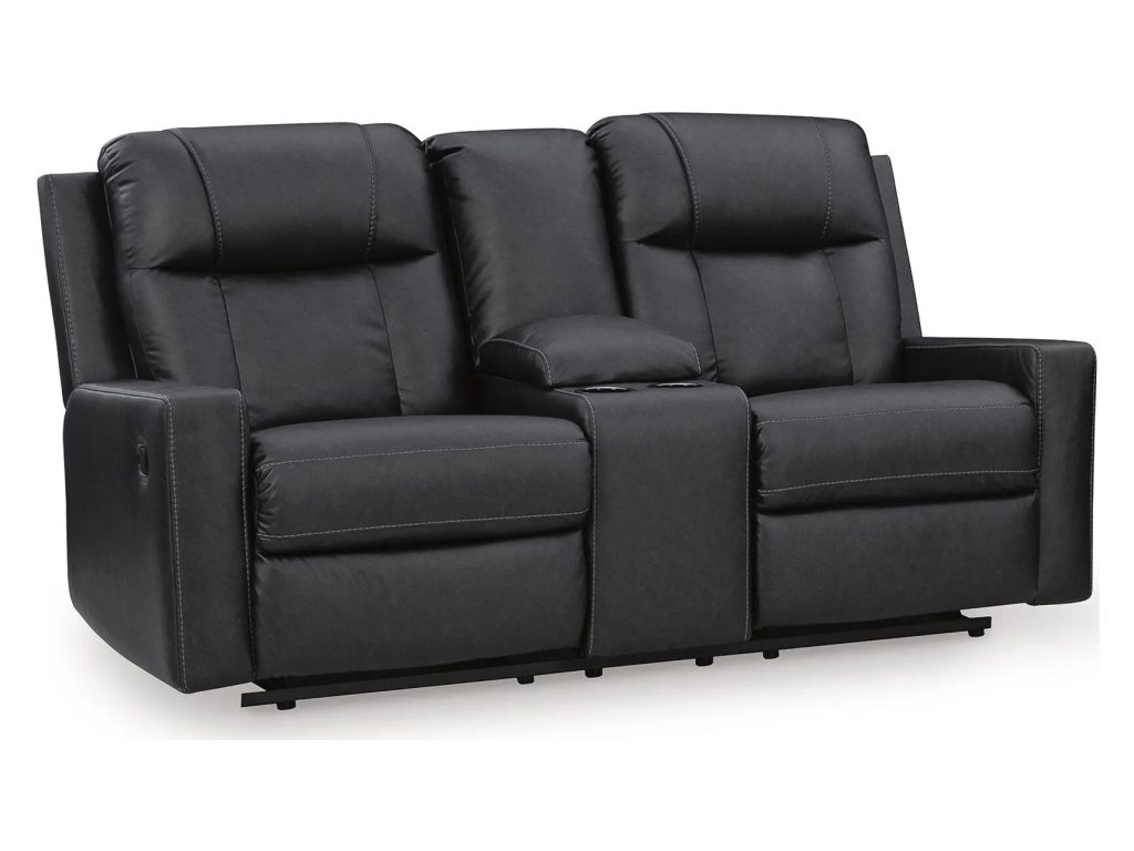 Mackmenville Reclining Loveseat with Console - main image