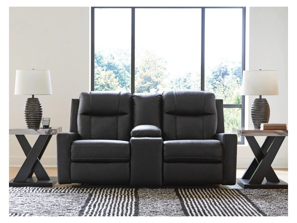 Mackmenville Reclining Loveseat with Console - image 1