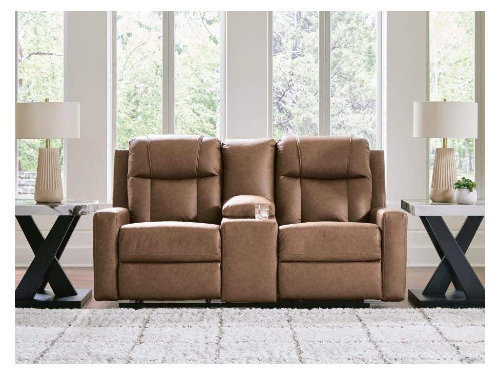 Mackmenville Reclining Loveseat with Console - image 1