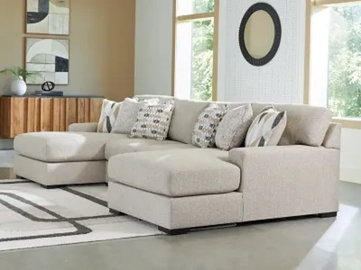 Laurelgrove 3-Piece Double Chaise Sectional - Alternative View