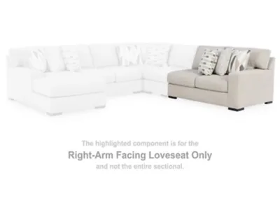 Laurelgrove Right-Arm Facing Loveseat - Alternative View