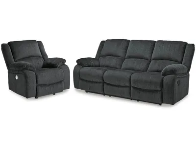 Draycoll Reclining Sofa and Power Recliner