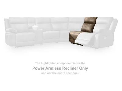 Max-Momentum Power Armless Recliner - Alternative View