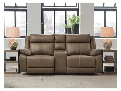 Max-Momentum 3-Piece Power Reclining Sectional Loveseat with Audio Console - Alternative View