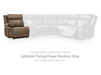 Max-Momentum Left-Arm Facing Power Recliner - Alternative View