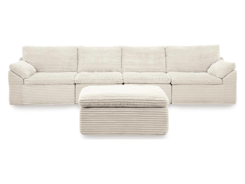 Fannin 4-Piece Sectional with Ottoman - main image