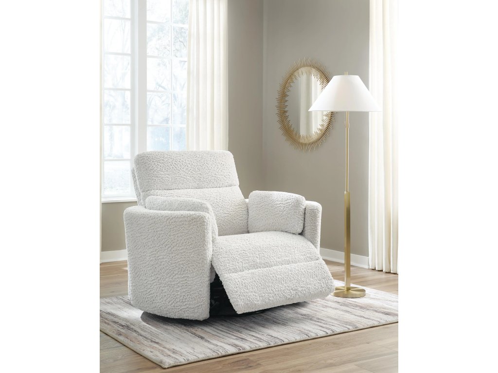 Gosaldo Swivel Power Glider Recliner - image 5