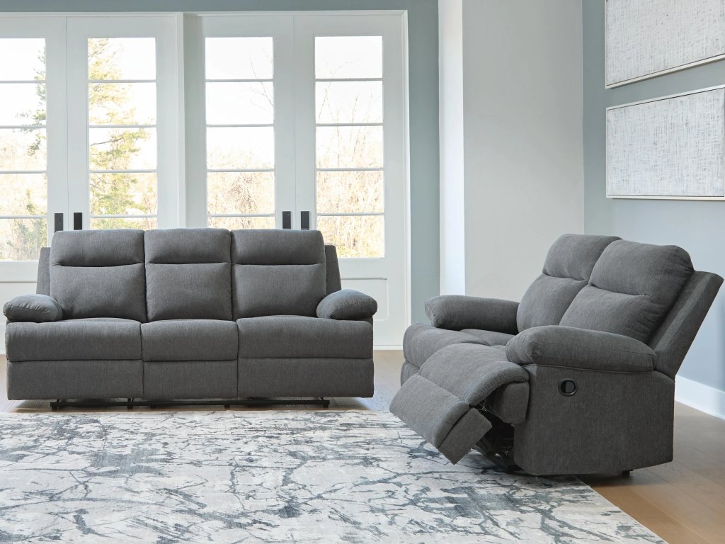 Side-Swipe Reclining Sofa and Loveseat - image 1