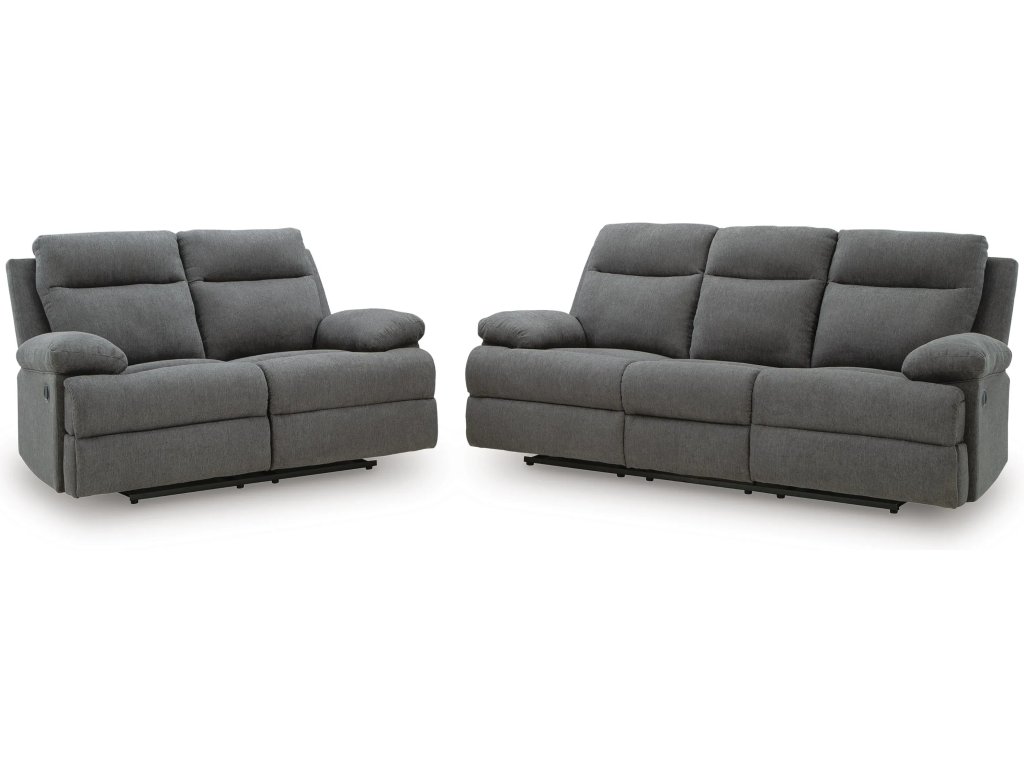 Side-Swipe Reclining Sofa and Loveseat - main image