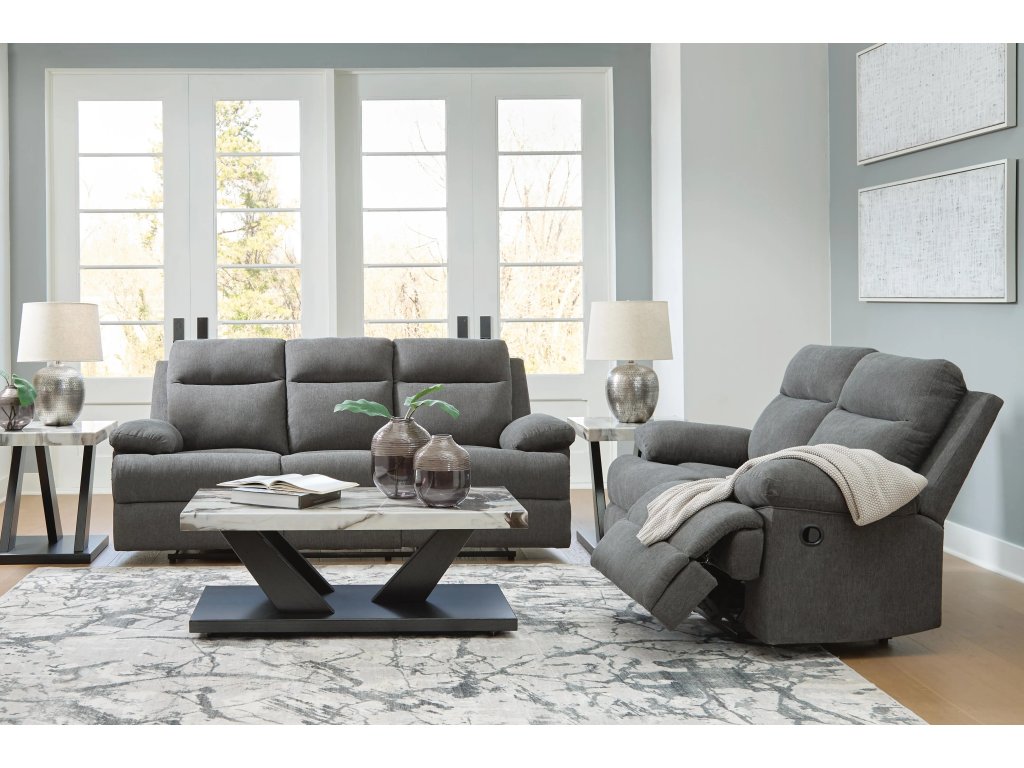 Side-Swipe Reclining Sofa and Loveseat - image 2