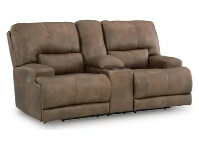 Beckley Place Power Reclining Loveseat with Console