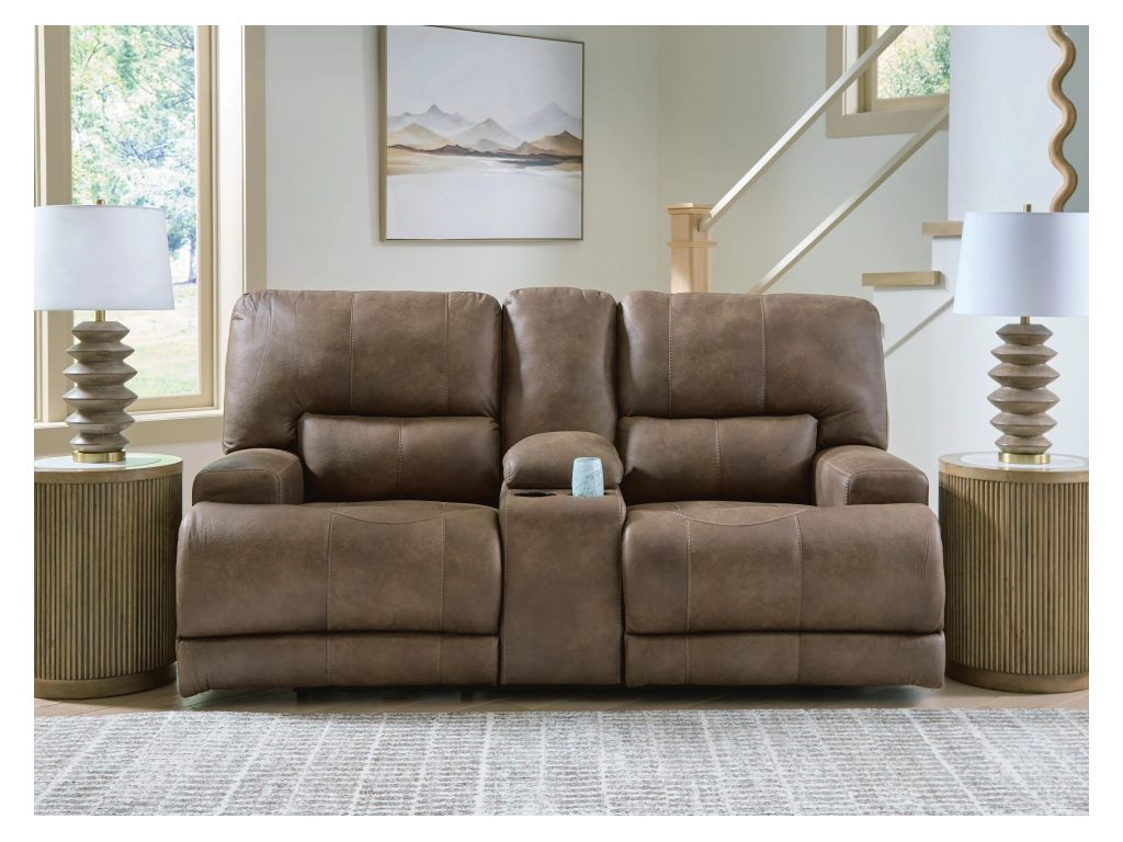 Beckley Place Power Reclining Loveseat with Console - image 1