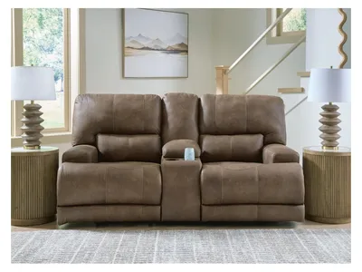 Beckley Place Power Reclining Loveseat with Console - Alternative View