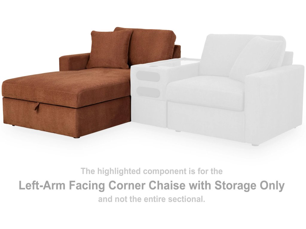 Modmax Left-Arm Facing Corner Chaise with Storage - image 1