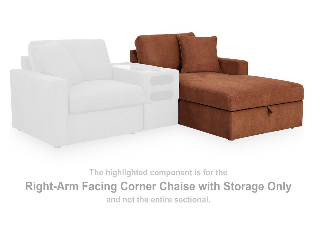 Modmax Right-Arm Facing Corner Chaise with Storage - image 1
