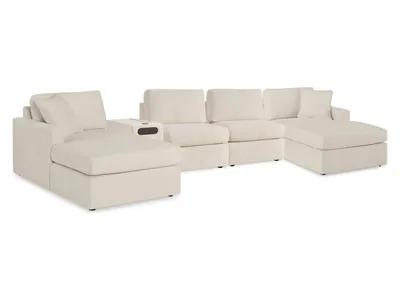 Modmax 5 Piece Sectional with Audio Console