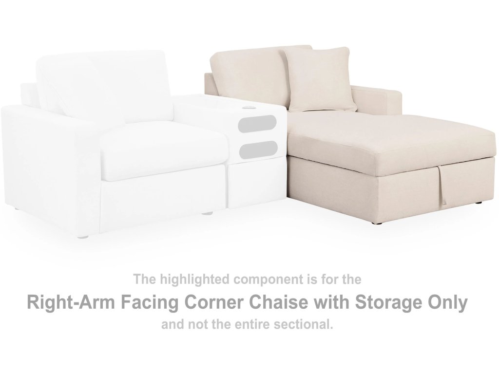 Modmax Right-Arm Facing Corner Chaise with Storage - image 1