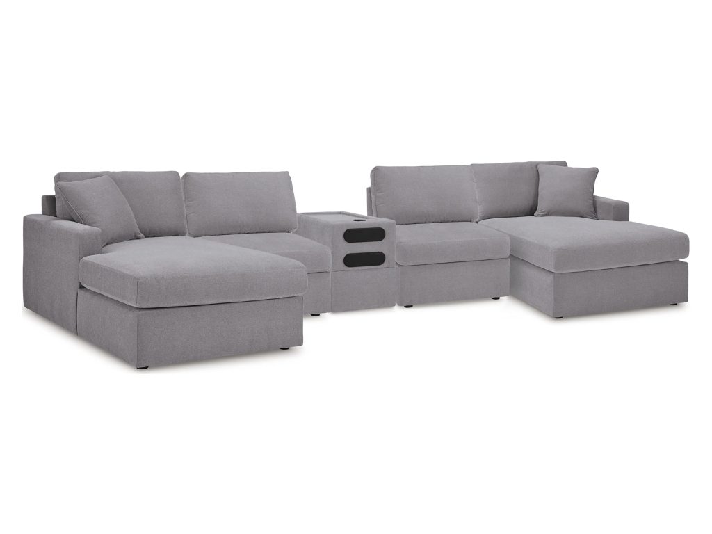 Modmax 5 Piece Sectional with Audio Console - main image