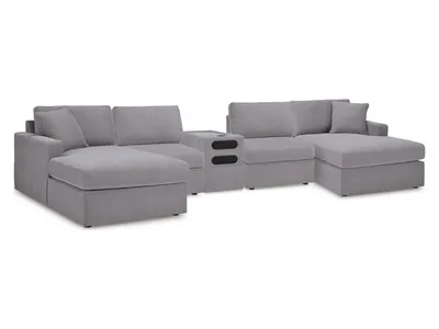 Modmax 5 Piece Sectional with Audio Console