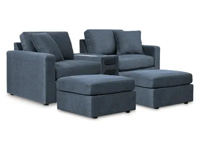 Modmax 3-Piece Sectional and 2 Ottomans