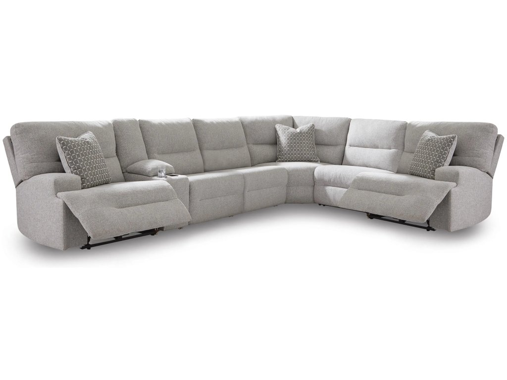 Acklen Place 7-Piece Power Sectional Reclining Sofa with Storage Console - main image